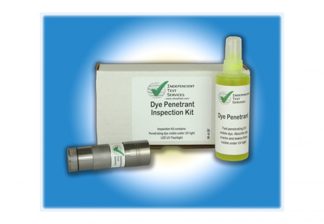 Dye Penetrant Inspection Kit - Independent Test Services - dyecheckkitblueback